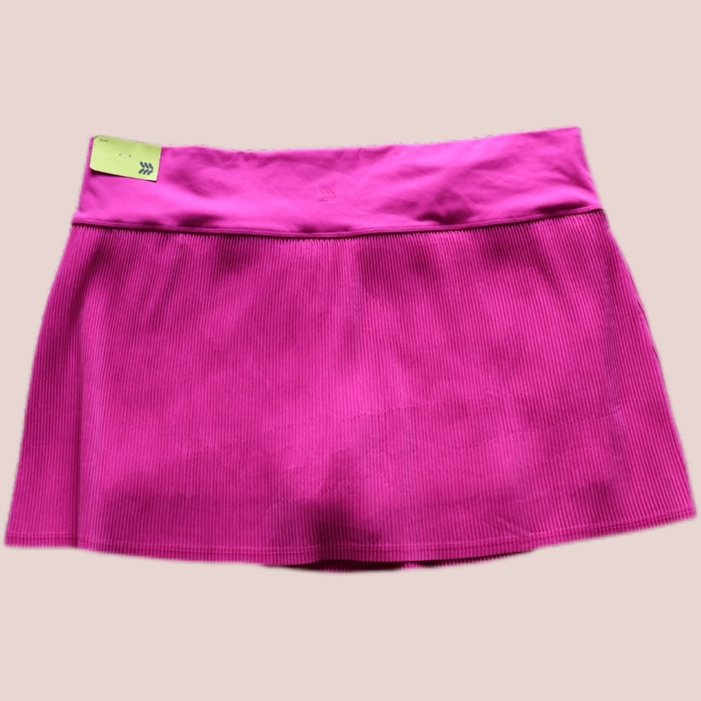 All in Motion Vibrant Pink Skater Skort